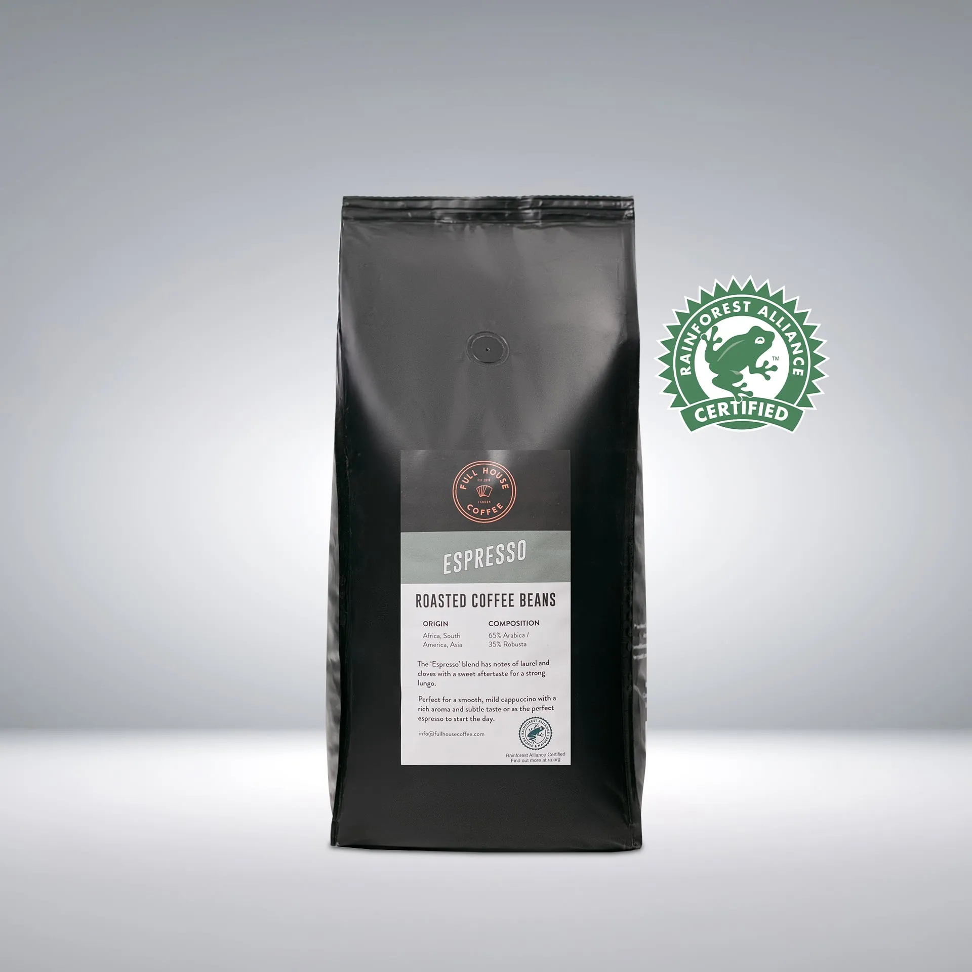 Espresso Coffee Beans supplied by Full House Coffee